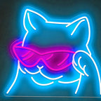 Cool Cat Neon Sign