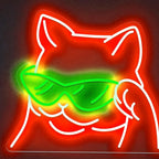 Cool Cat Neon Sign