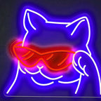 Cool Cat Neon Sign
