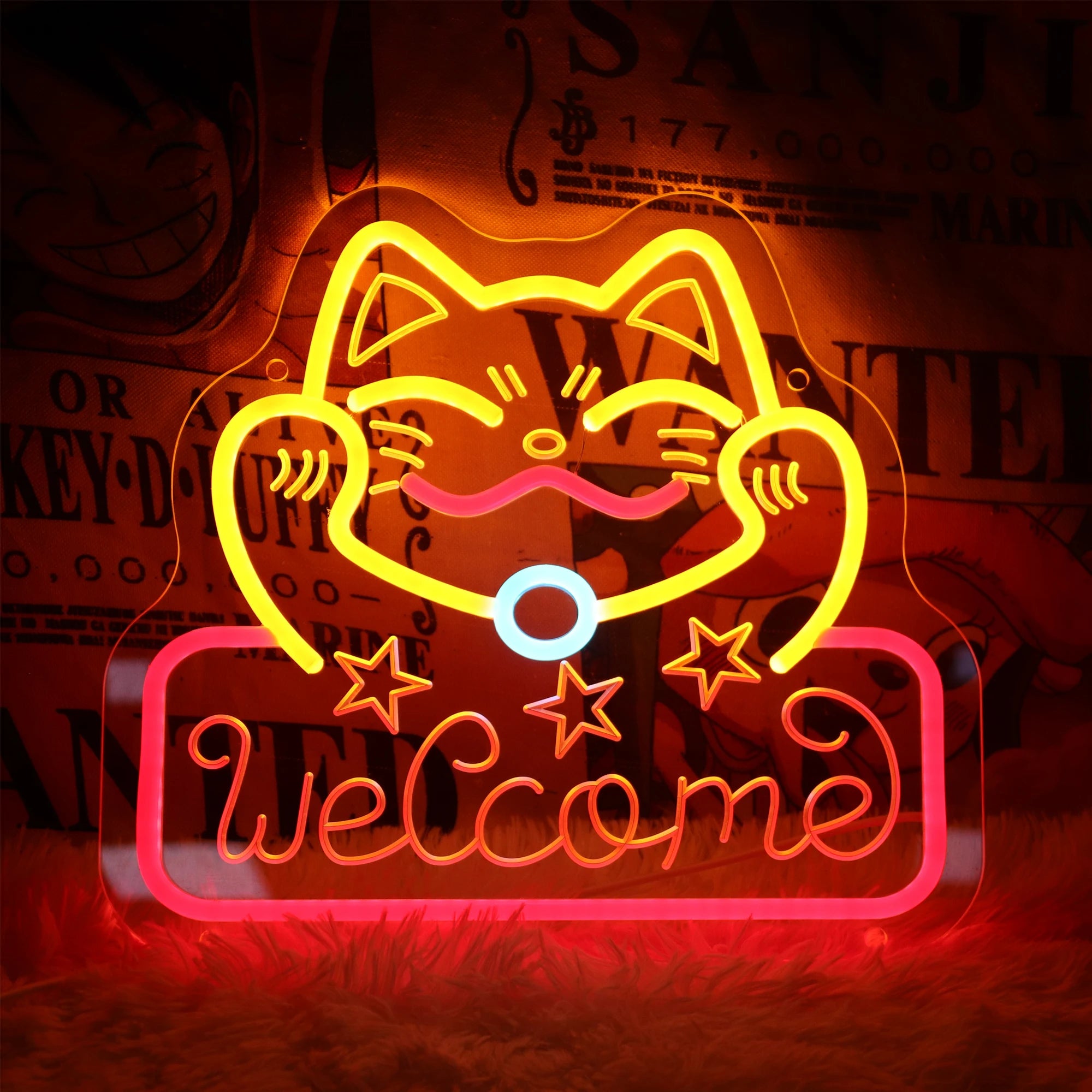 Lucky Cat Neon Sign