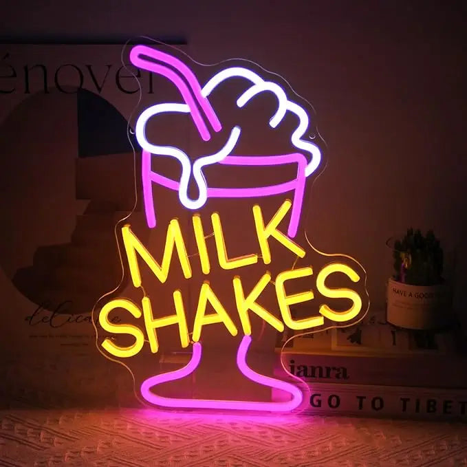 Milkshake Neon Sign