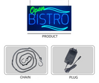 Bistro Open Neon Sign