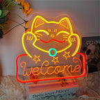 Lucky Cat Neon Sign