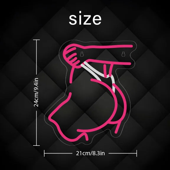 Booty Neon Sign