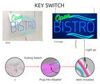 Bistro Open Neon Sign
