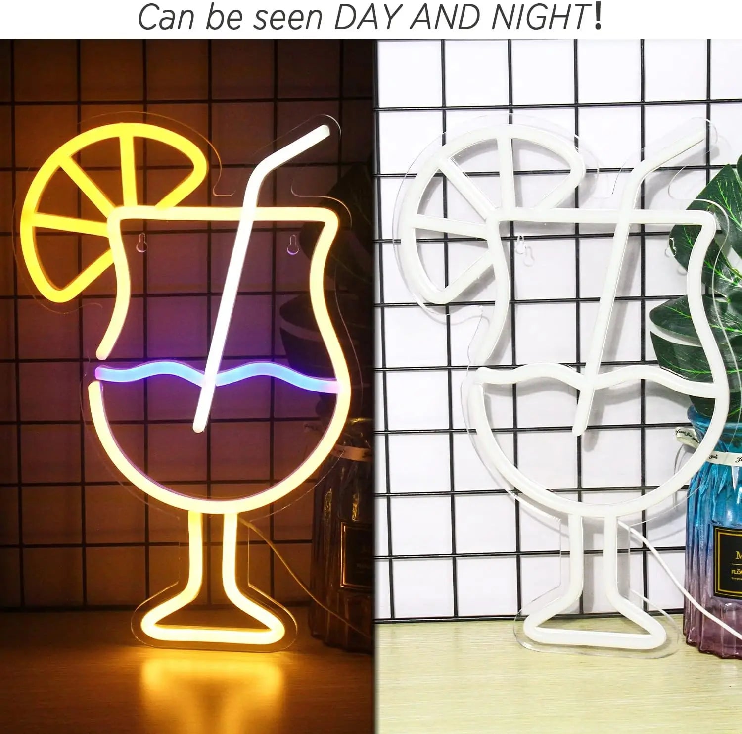 Glow & Sip Neon Sign