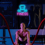 Gym Dumbbell Neon Sign