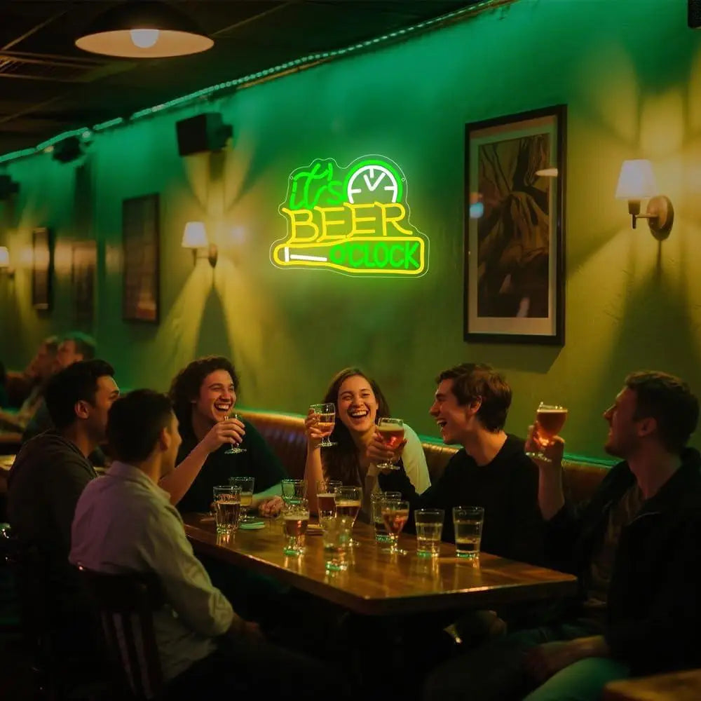 It's Beer O'clock Neon Sign