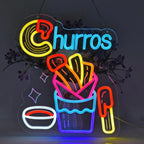 Churros Neon Sign