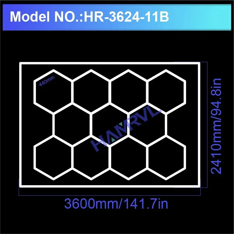 Hexagonal Neon Light