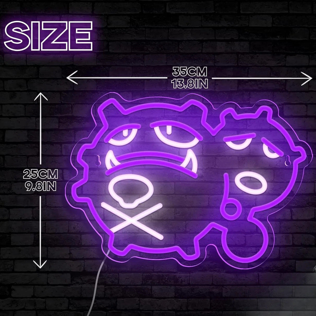 Weezing Neon Sign