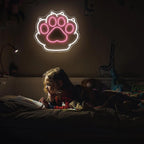 Paw Print Neon Sign