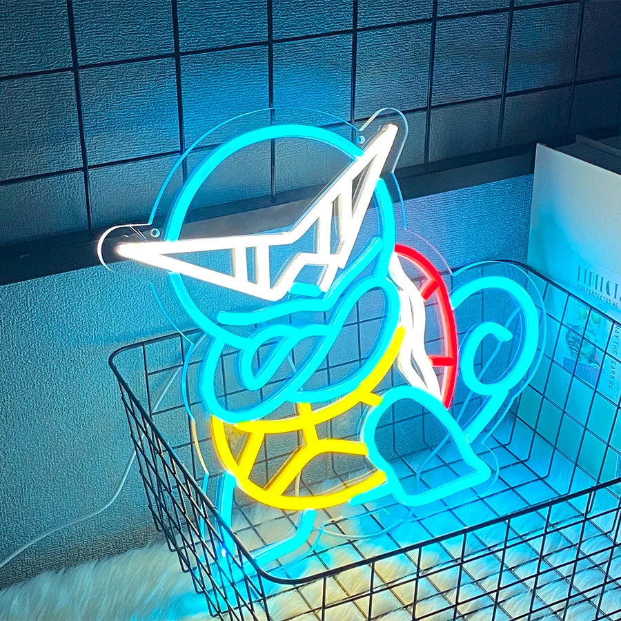 Squirtle Neon Sign