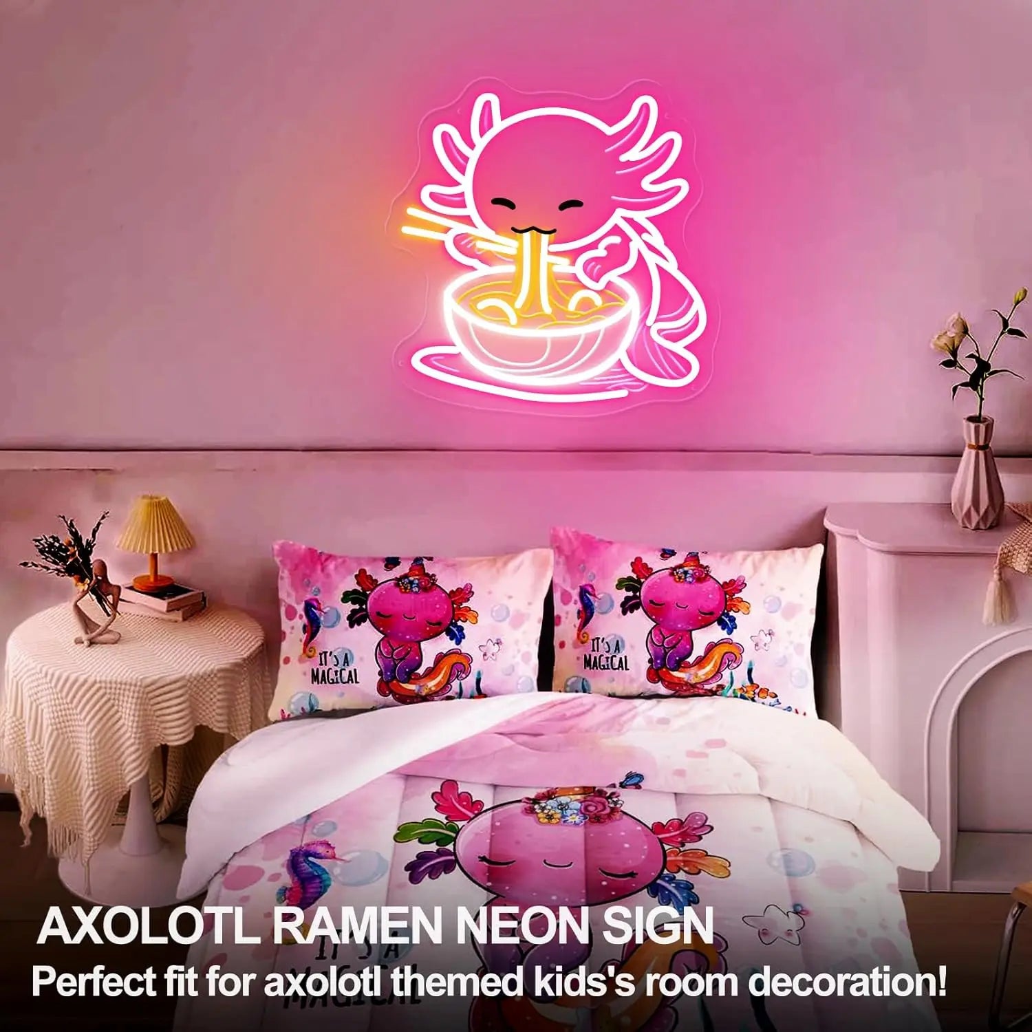 Axolotl Neon Sign