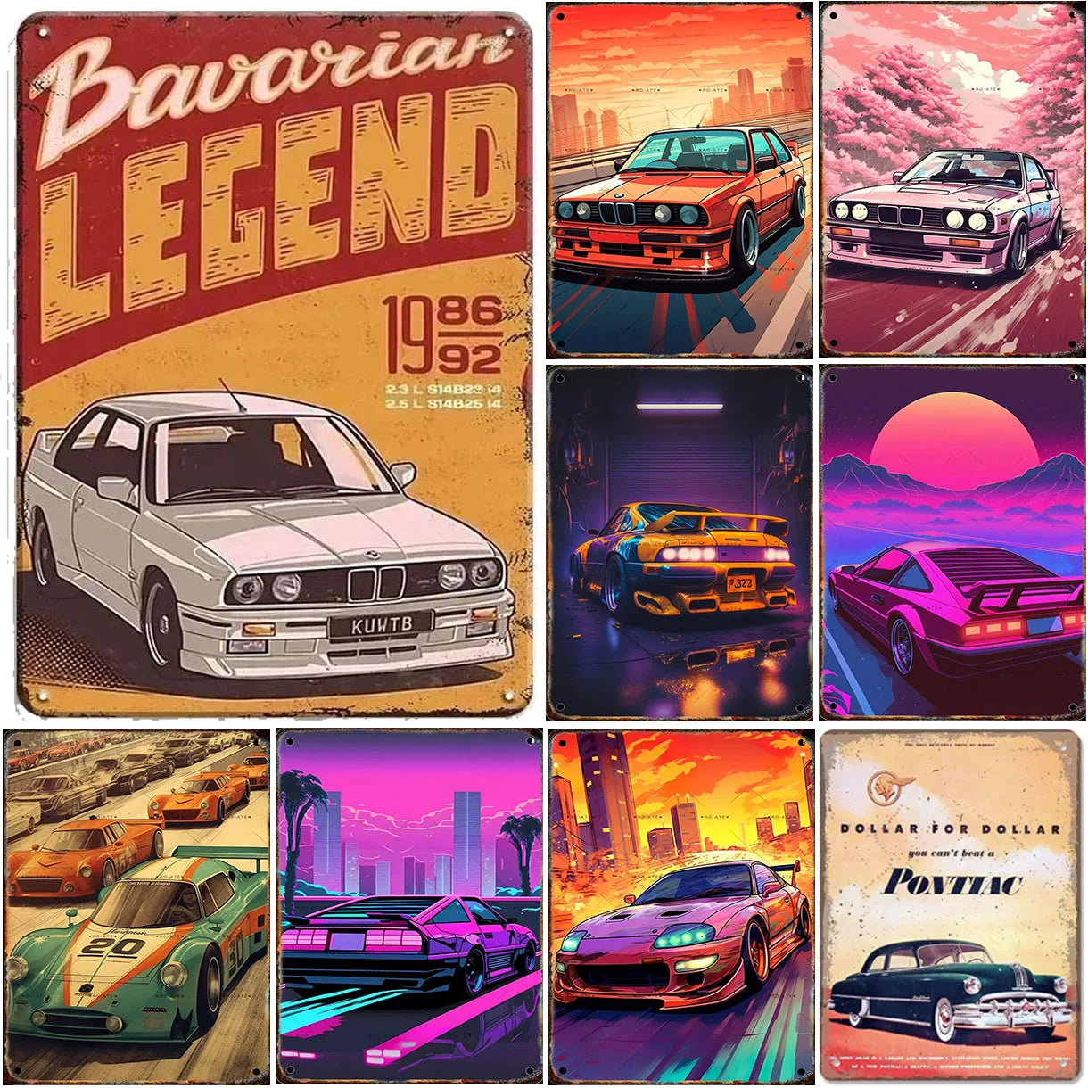 Legend Cars Wall Posters