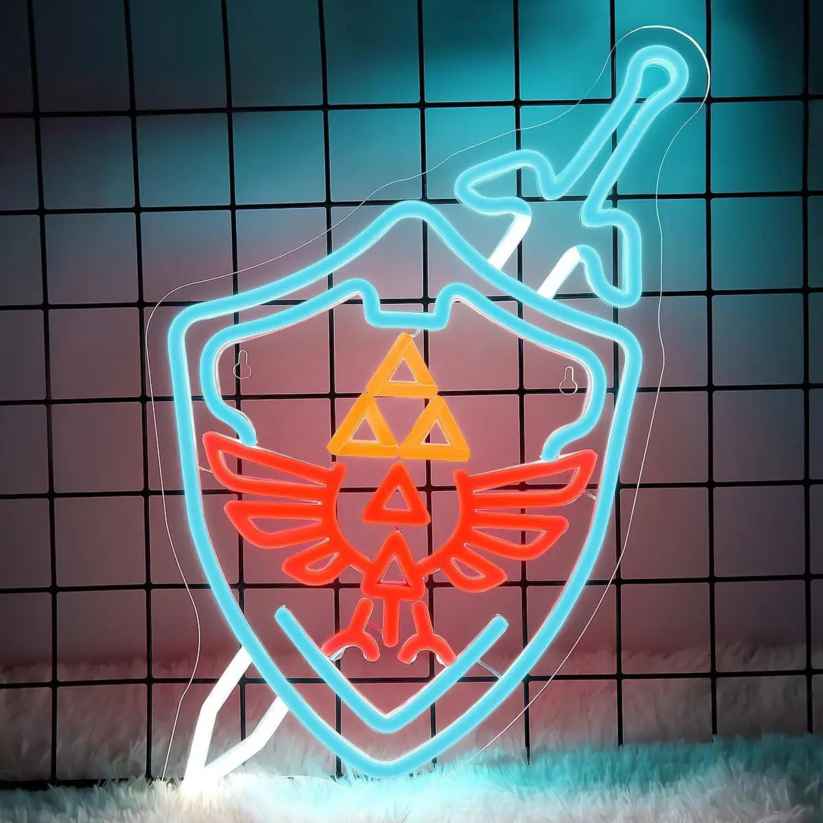 Legends of Zelda Swords Neon Lights