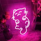 Sleeping Cat Neon Sign