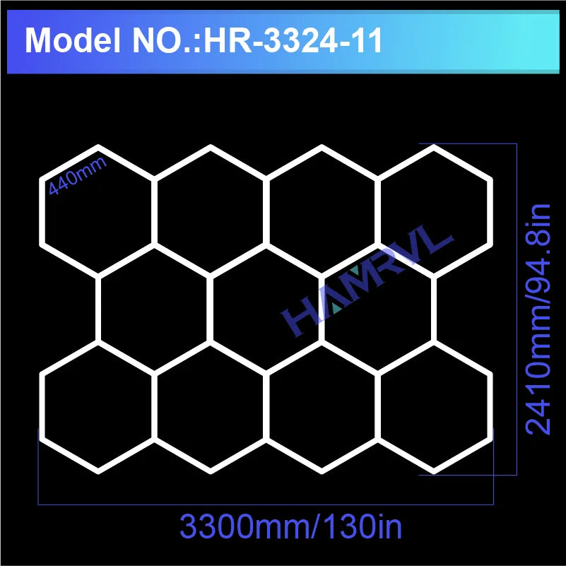 Hexagonal Neon Light