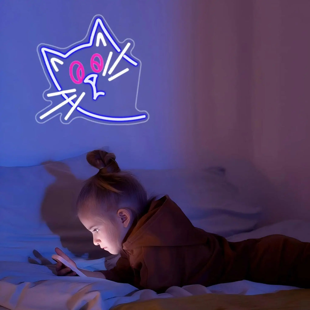 Wacky Cat Neon Sign