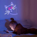 Wacky Cat Neon Sign