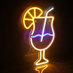 Glow & Sip Neon Sign