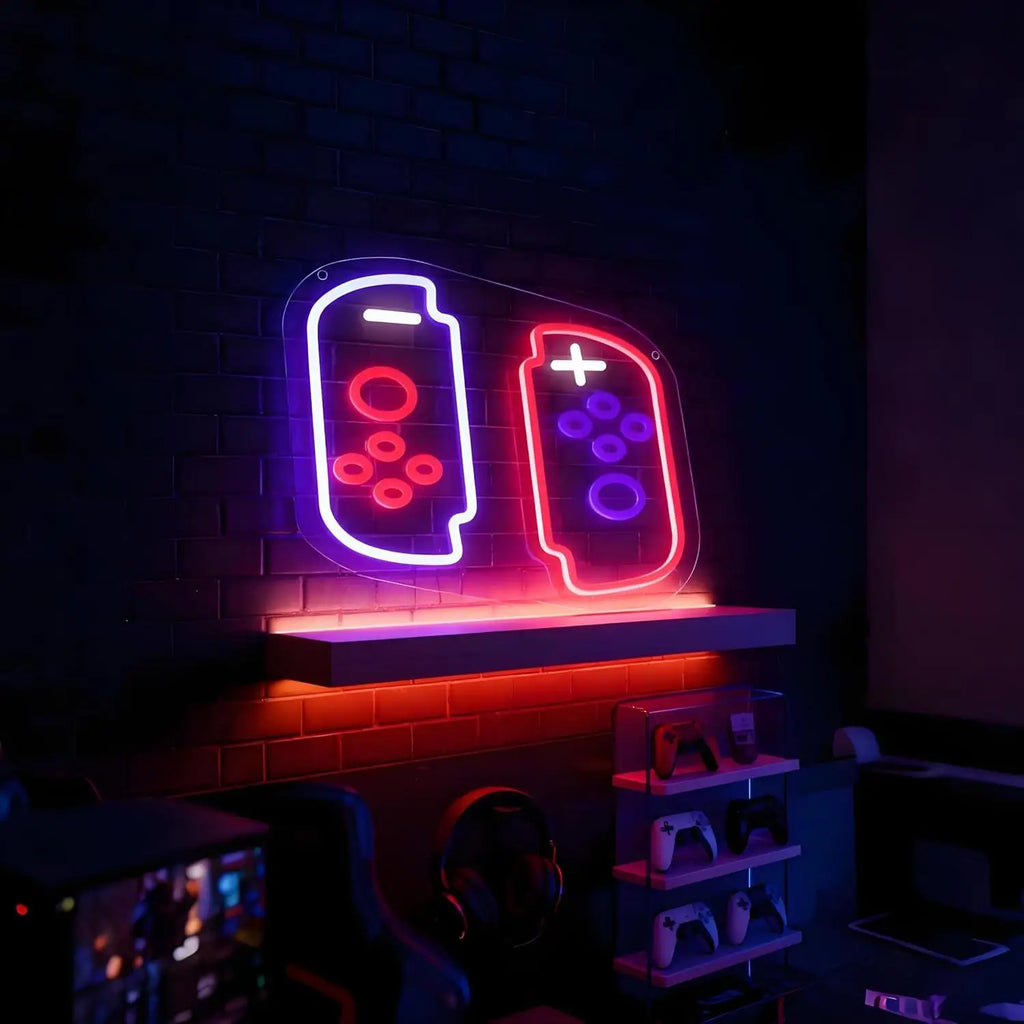 Nintendo Switch Game Pad Neon Sign