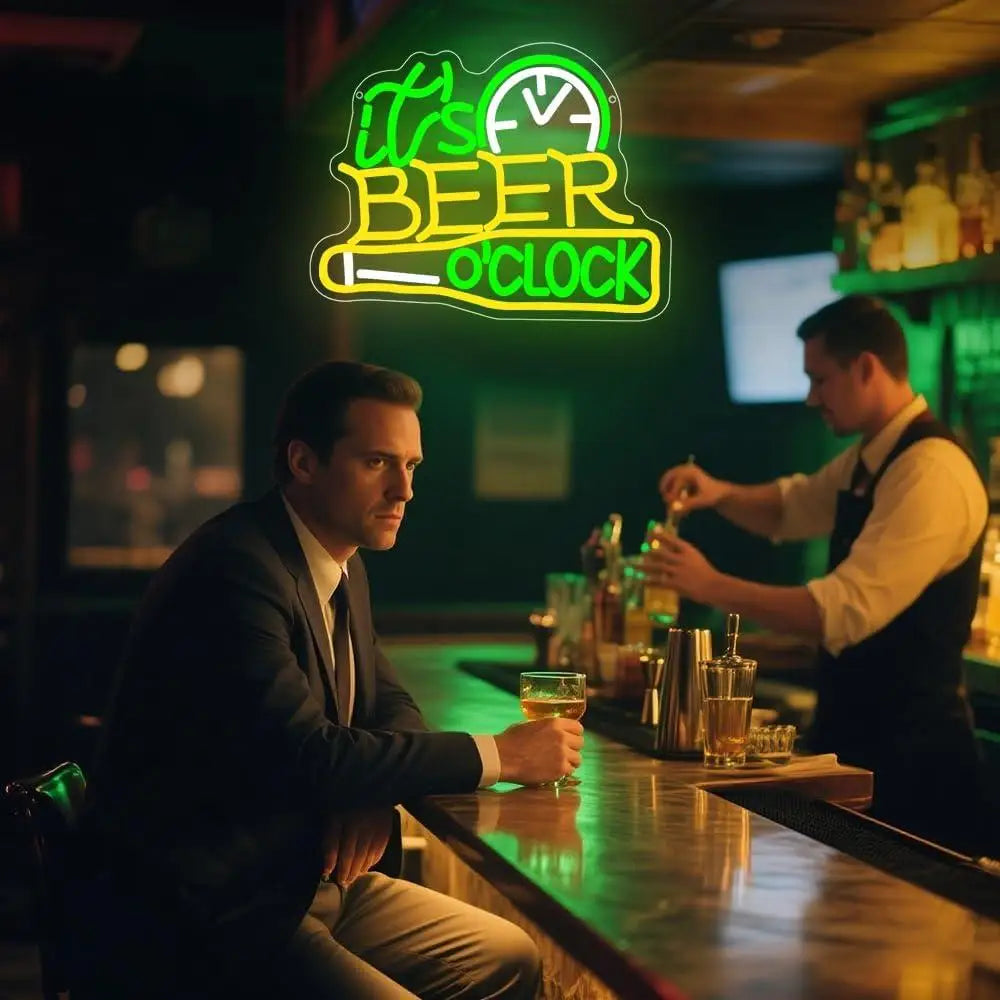 It's Beer O'clock Neon Sign