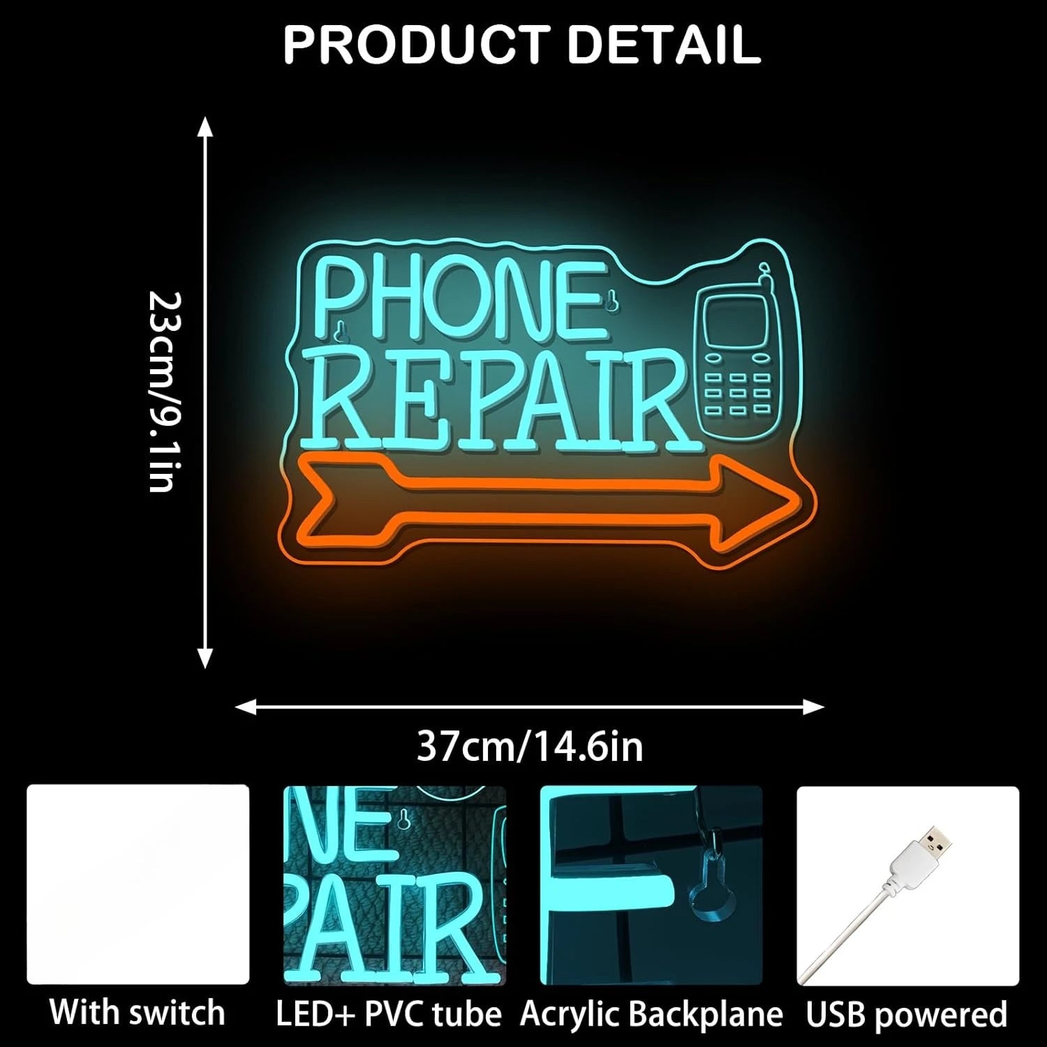 Phone Repair Neon Sign