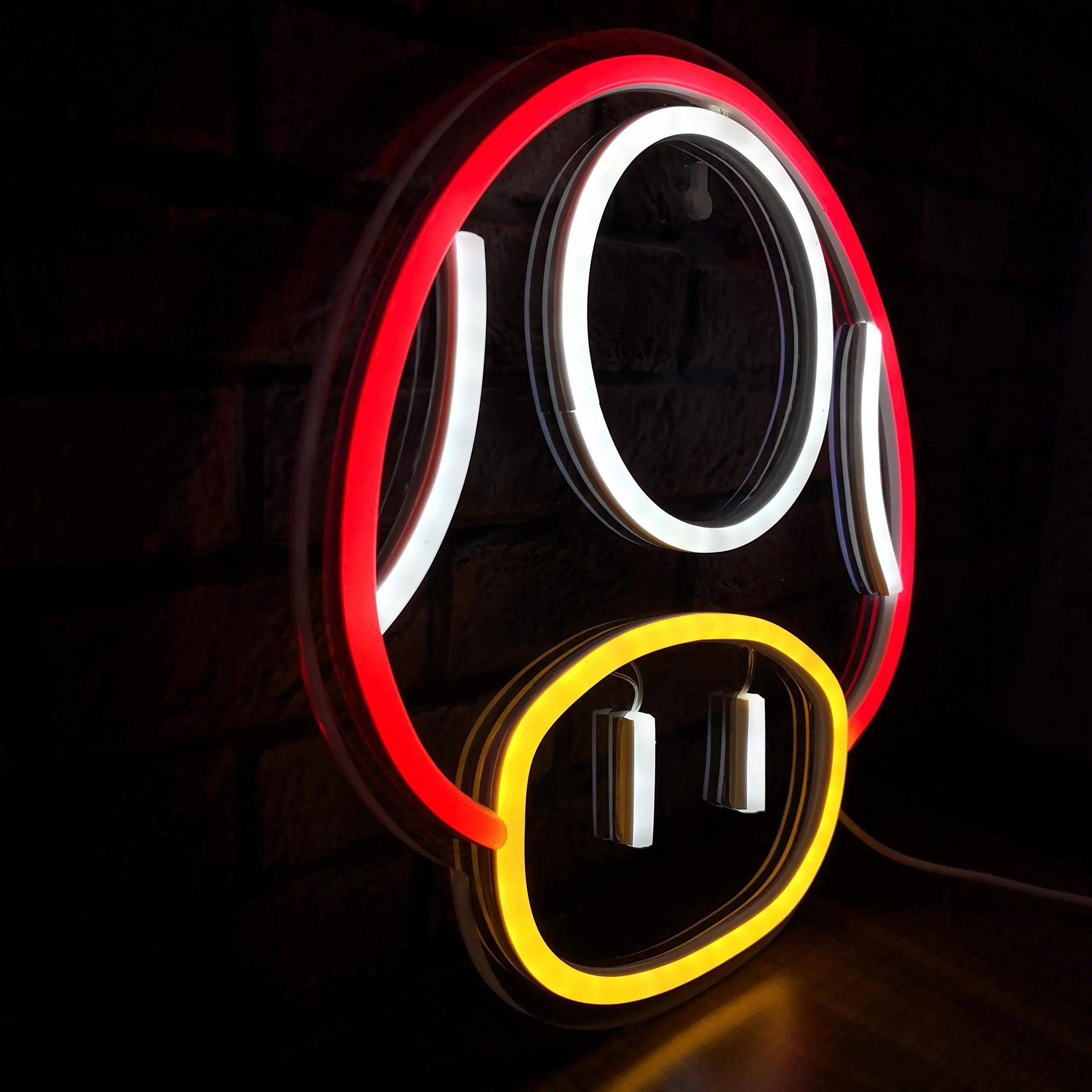 Mario Mushroom Neon Sign
