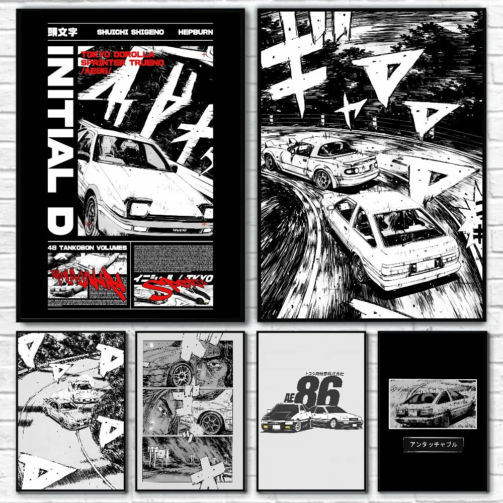 Initial D Wall Posters