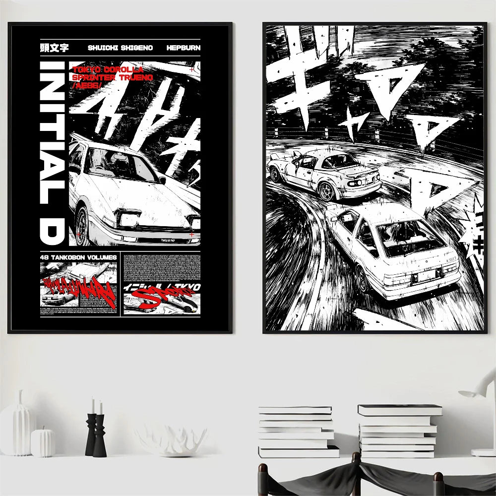 Initial D Wall Posters