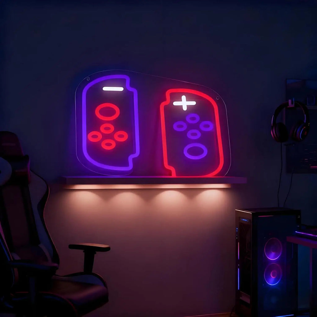 Nintendo Switch Game Pad Neon Sign