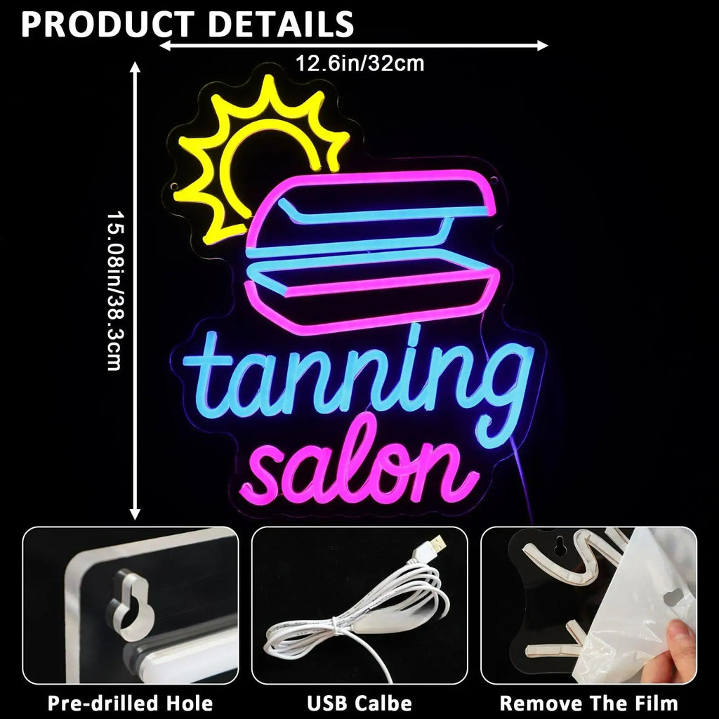 Tanning Salon Neon Sign