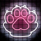 Paw Print Neon Sign