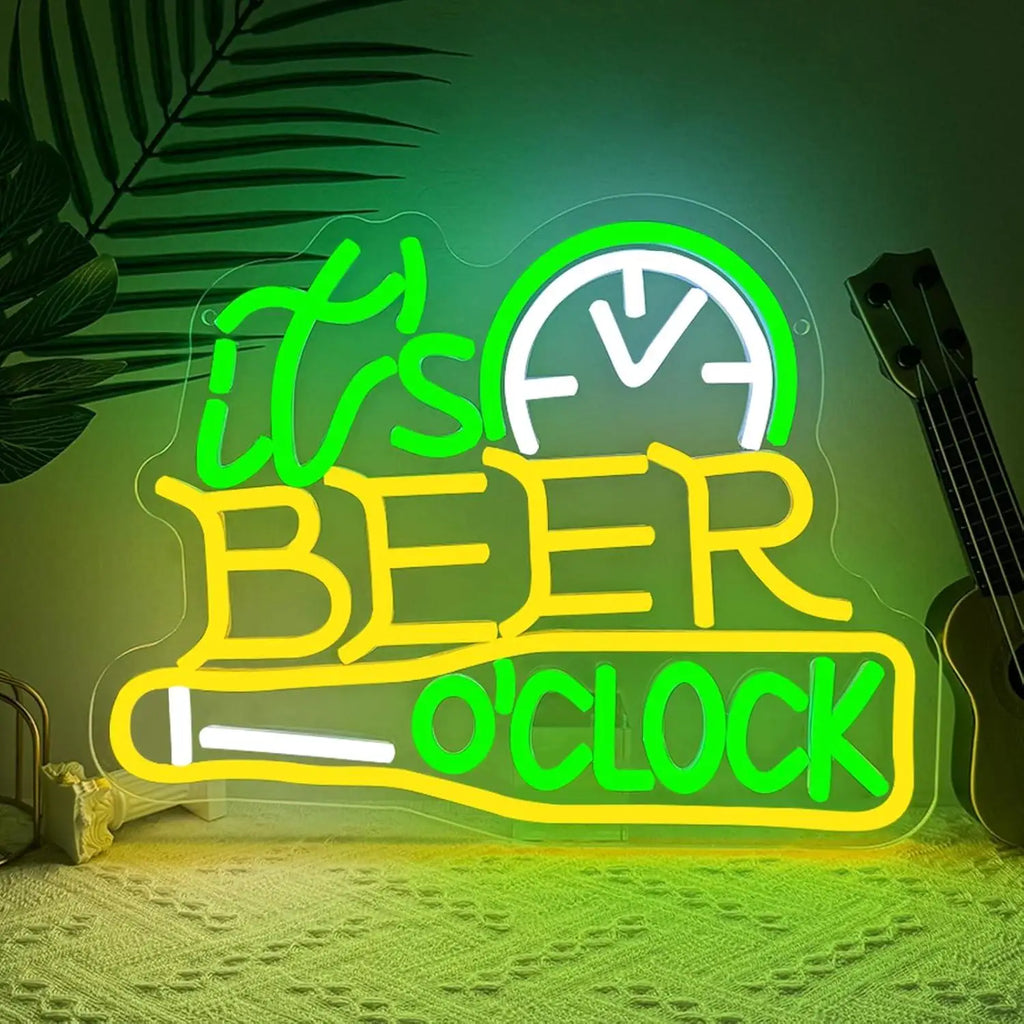 It's Beer O'clock Neon Sign
