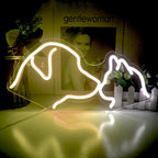 Dog Cat Neon Sign