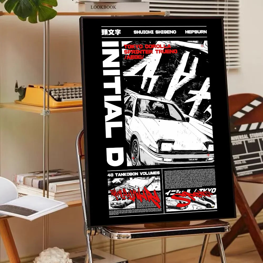 Initial D Wall Posters