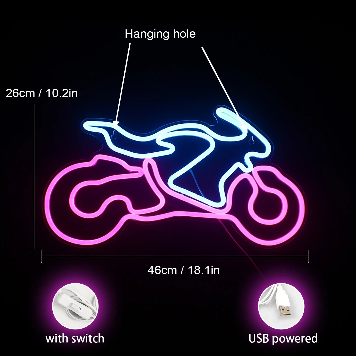Motorcycle Neon Sign
