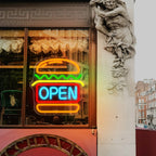 Hamburger Neon Sign