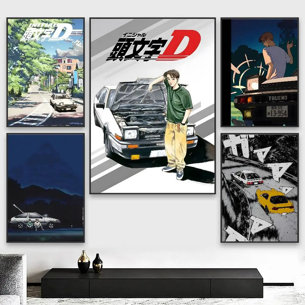 Initial D Wall Poster