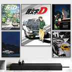 Initial D Wall Poster