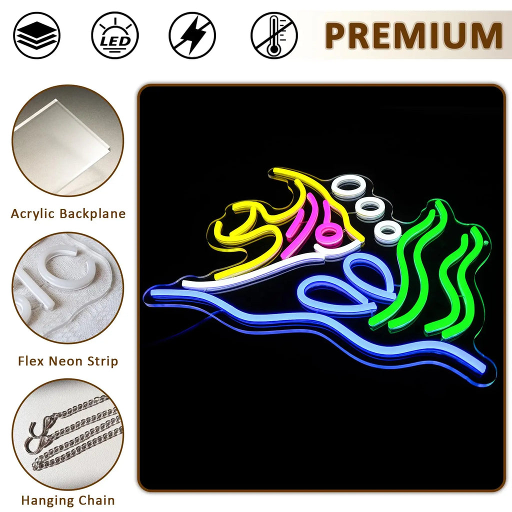 Tropical Fish Neon Sign