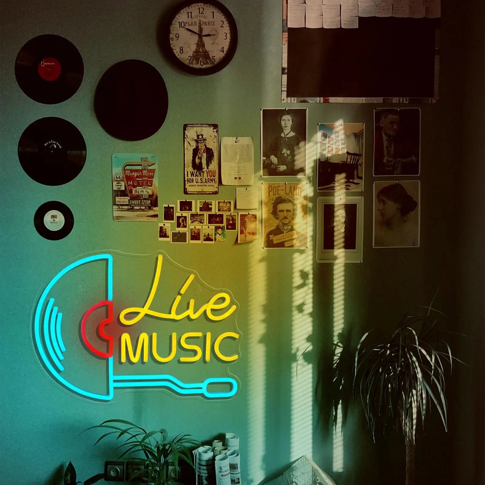 Live Music Neon Sign