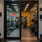 Barbell Open Neon Sign