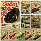 JDM Retrofit Racing Retro 90s Wall Posters
