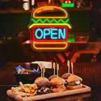 Hamburger Neon Sign