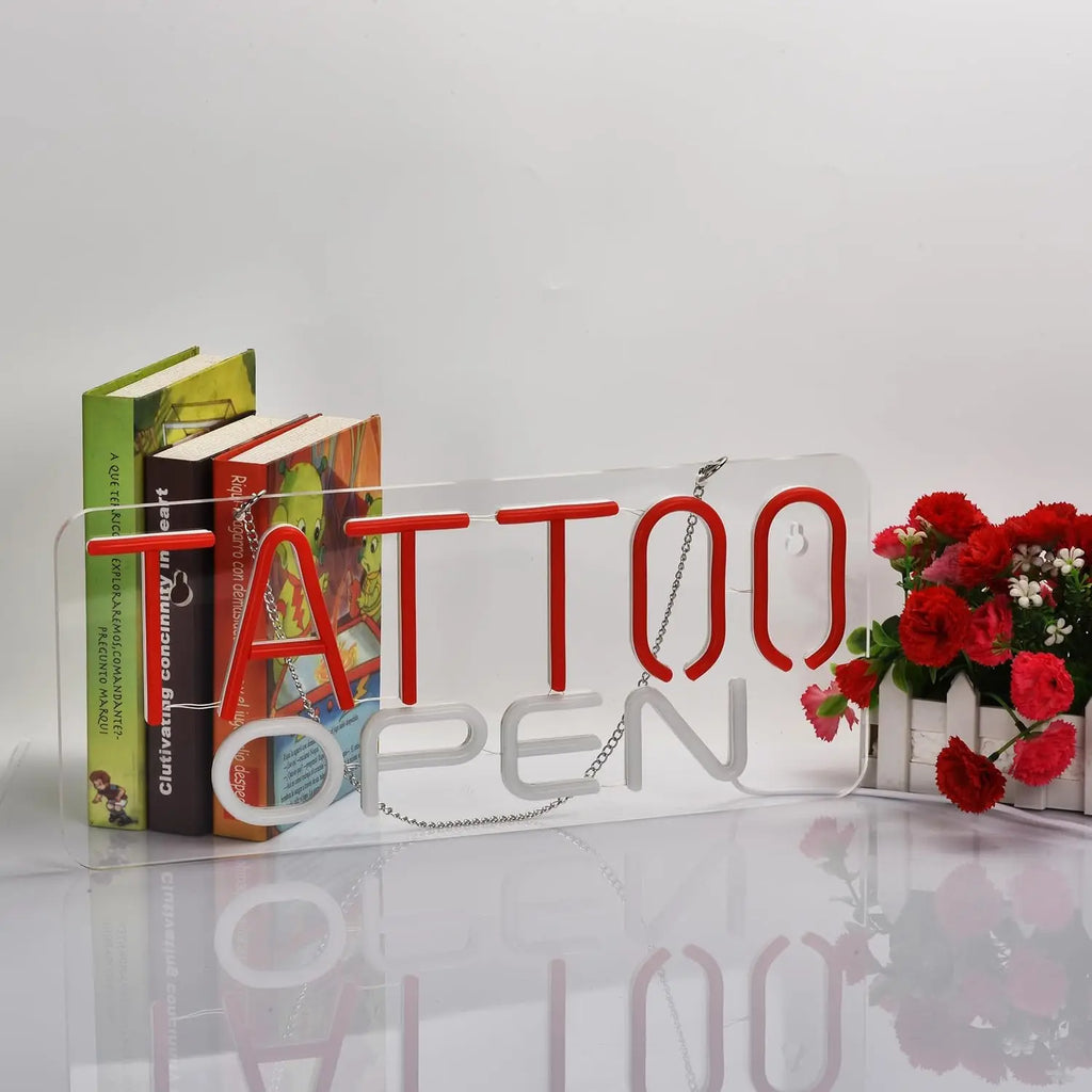 Tattoo Open Neon Sign