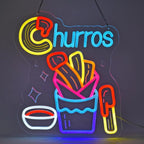 Churros Neon Sign