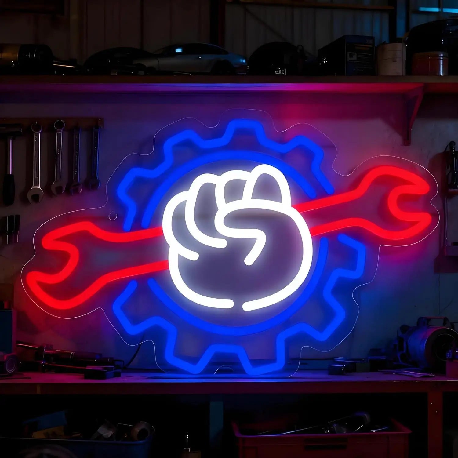 Wrench Neon Sign