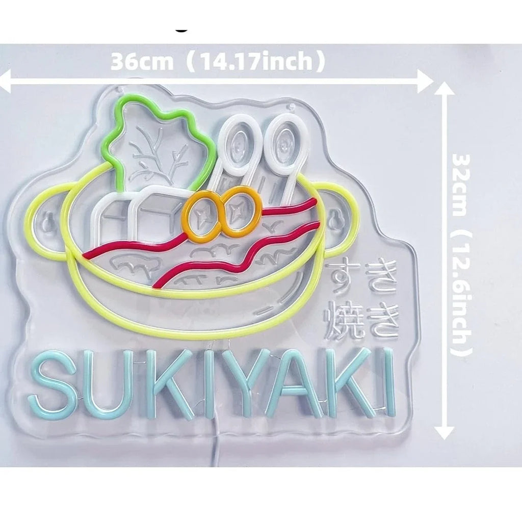 Sukiyaki Neon Light Sign